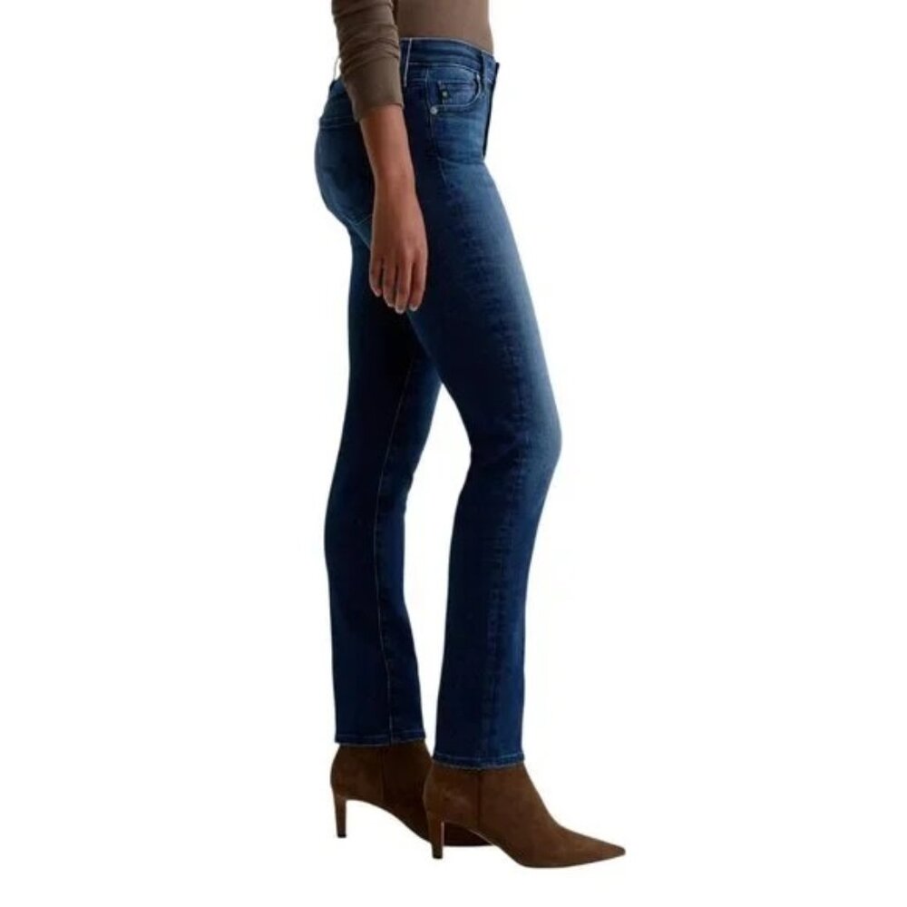 AG Adriano Goldschmied Women's Mari High Rise Slim Straight Jeans Denim Size 30